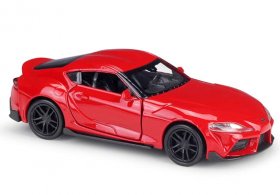 1:36 Scale Welly Kids Red Diecast Toyota Supra Toy