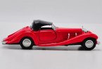 Red Kids 1:36 Scale Welly Diecast 1936 Mercedes Benz 500K Toy