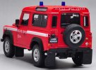 1:24 Scale Red Welly Diecast Land Rover Defender Model