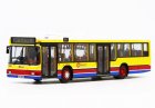 1:76 Scale Yellow NO.11 Diecast MAN Single Decker City Bus Model