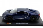 Bburago 1:32 Scale Blue Diecast Bugatti Chiron Model