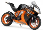 White / Black 1:10 Welly Diecast KTM RC8R 1190 Motorcycle Model