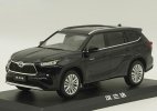 White /Black /Deep Blue /Silver Diecast Toyota Highlander Model