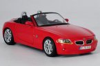 1:24 Red Bburago Diecast BMW Z4 Cabriolet Model