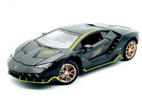 Black 1:24 Scale Diecast Lamborghini Centenario LP770-4 Toy