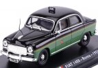 1:43 Scale Black-Green Diecast 1955 Fiat I400 Taxi Model