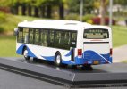 1:64 Scale White-Blue Diecast Volvo B7RLE City Bus Model