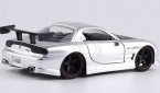 1:32 Scale JADA Silver Kids Diecast 1993 Mazda RX-7 Toy