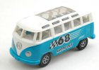 Kids 1:43 Scale Blue / Red / Purple / Green VW Bus Toy