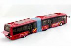 Wine Red 1:42 Scale Diecast Young Man BRT Bus Model