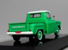 1:43 Green IXO Diecast 1956 Chevrolet Marta Rocha Pickup Model