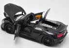 Black 1:18 Scale Diecast Audi R8 Spyder Model