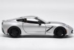 Silver 1:24 Maisto Diecast Chevrolet Corvette Stingray Model