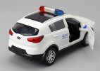 Kids 1:43 Scale White Police Diecast Kia Sportage R Toy