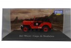 Red 1:43 Scale IXO Diecast Jeep Willys Car Model