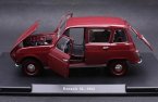 1:24 Wine Red WhiteBox Diecast 1962 Renault 4L Car Model