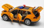 Kids 1:32 Scale Yellow Police Diecast VW Tiguan L SUV Toy