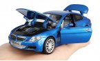 Kids 1:32 Scale Blue / Orange / White /Black Diecast BMW M6 Toy