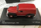 1:43 Scale Red WhiteBox Diecast Opel Olympia Car Model