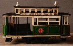 Red / Green Medium Scale Tinplate San Francisco Tram Model