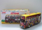 Yellow KMB Enviro 400 Ultraman Diecast Double Decker Bus Toy