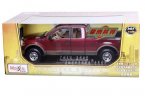 Wine Red 1:18 MaiSto Diecast Ford F150 Pickup Truck Model