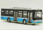 Blue 1:43 Scale Diecast Sunlong SLK6109 Beijing City Bus Model