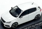 White 1:43 Scale Diecast Peugeot 308 GTi by Peugeot Sport Model