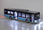 1:43 Scale Blue Beijing NO.44 Diecast Foton AUV City Bus Model