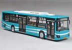 Blue 1:43 Scale NO.9 Diecast ShangHai Daewoo Bus Model