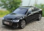 Black / White 1:24 Scale Diecast 2019 Audi A6L Limousine Model