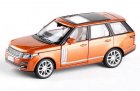 1:32 Orange / Black / Champagne Kids Diecast Range Rover Toy