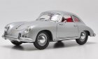 Sunstar 1:18 Scale Silver Diecast 1956 Porsche 356A Coupe Model