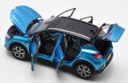 1:18 Scale Blue Diecast 2019 Renault Captur SUV Model