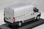 Silver 1:43 Scale Diecast Peugeot Boxer Model