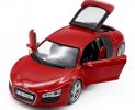 Red / Blue 1:24 Scale Maisto Diecast Audi R8 Model