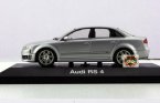 Silver 1:43 Scale Minichamps Diecast Audi RS4 Model