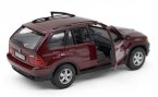 Wine Red 1:24 Scale Bburago Diecast BMW X5 SUV Model