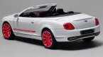 Blue / White 1:24 Scale Diecast Bentley Continental ISR Model