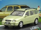 White / Silver / Golden /Green 1:43 Diecast Buick Sail SRV Model