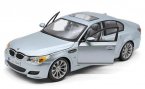 Blue / Silver 1:18 Scale Maisto Diecast BMW M5 Model