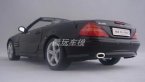 Black 1:18 Welly Diecast MERCEDES-BENZ SL500 Roadster