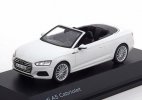 Silver /White /Green 1:43 Diecast 2017 Audi A5 Cabriolet Model