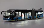 Blue 1:43 Scale Diecast Foton BJDWG 180F Trolley Bus Model