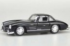 Red / Black Kids 1:36 Scale Diecast Mercedes-Benz 300SL Toy