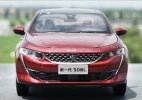 1:18 Scale Red / White Diecast 2019 Peugeot 508L Car Model