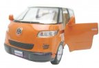 1:38 Scale Kids White / Orange / Green / Blue VW Bus Toy