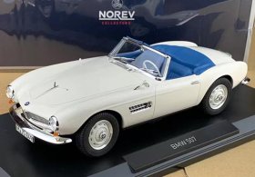 Creamy White 1:18 Scale NOREV Diecast BMW 507 Model