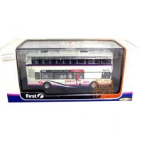 1:76 white Alexander FirstDevon Cornwall Double Decker Bus Model