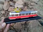 Red-White 1:87 Scale Atlas T3 Nr 6102 Tatra 1961 Tram Model